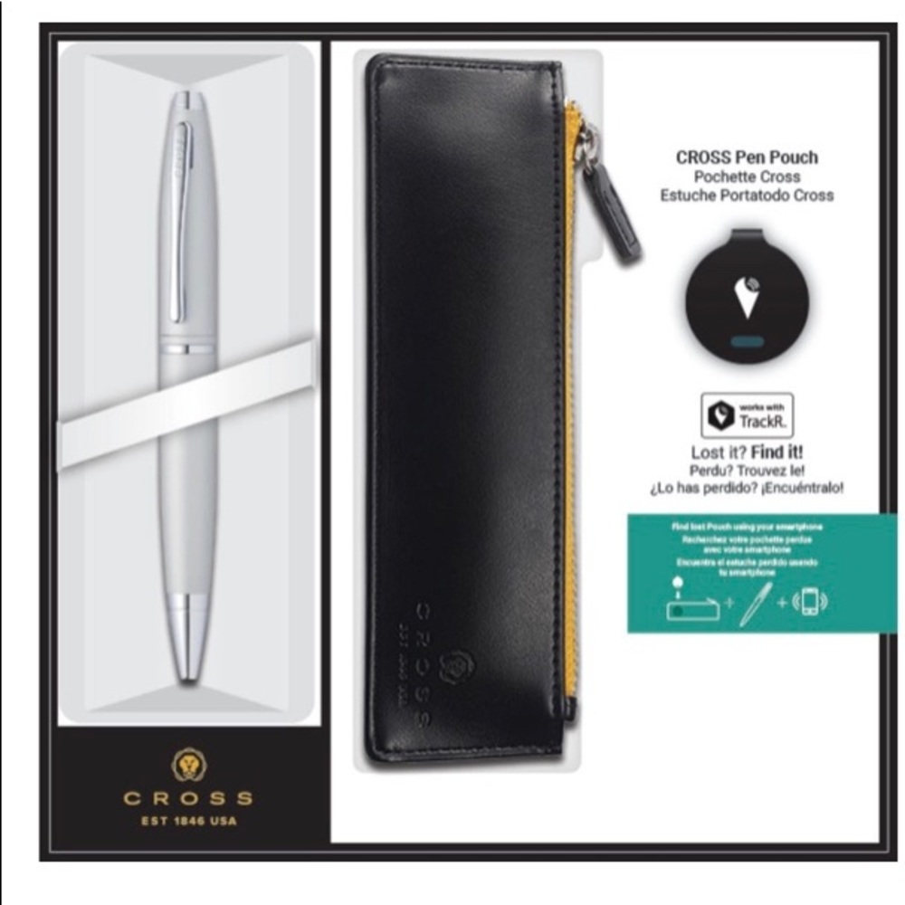 Father’s Day Sale-Cross Satin Pen and Pouch Gift Set Smart Tracker